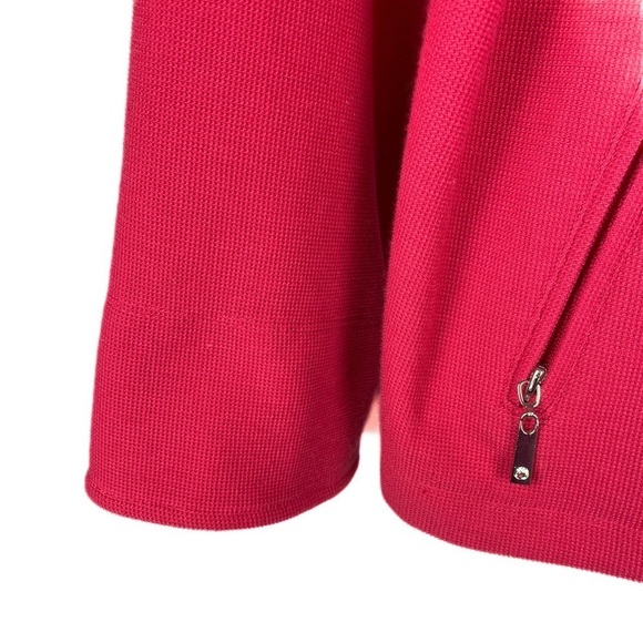 Allison Daley Petite Lightweight full zip jacket hot pink size Large - Picture 9 of 15